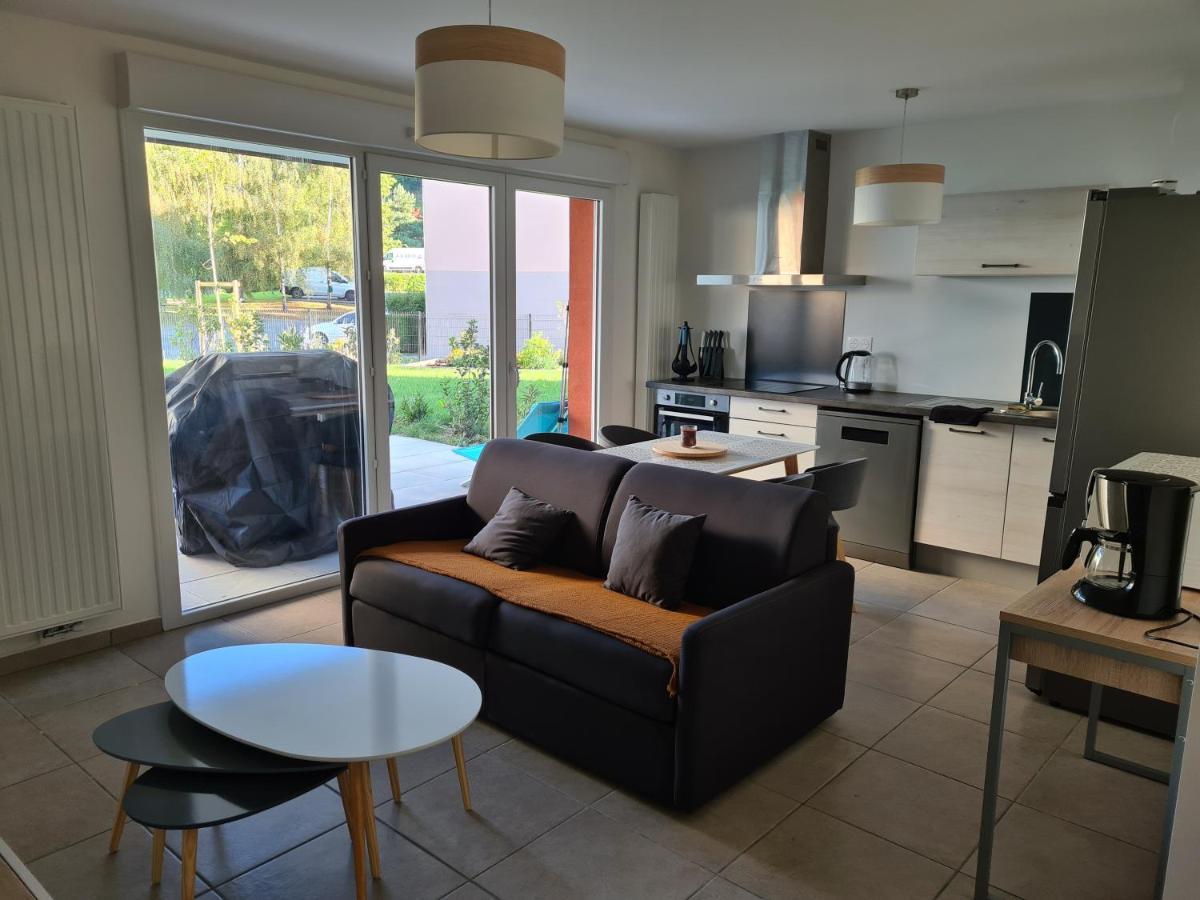 L'Instant Leman - T2 3 Etoiles A 5Min De Thonon Et Evian Avec Terrasse Et Jardin A 100M Du Lac Publier Exterior foto